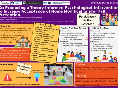 Co-Producing a Theory-Informed Psychological Intervention to Increase Acceptance of Home Modifications for Fall Prevention. poster preview image