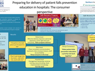 Planning implementation of patient falls preventive education in hospitals: gaining the consumer perspective poster preview image