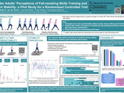 Older Adults’ Perceptions of Fall-resisting Skills Training and their Stability: a Pilot Study for a Randomised Controlled Trial poster preview image