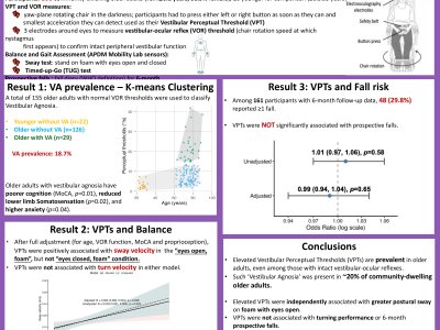 Vestibular Perception, Balance Impairment, and Fall Risk in Community-Dwelling Older Adults poster preview image