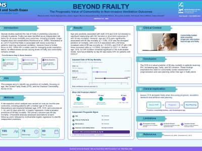 Beyond Frailty: The Prognostic Value of comorbidity in Non-invasive Ventilation Outcomes poster preview image